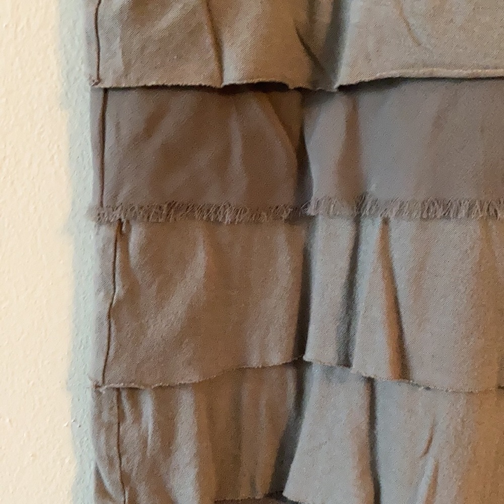 THEORY TIERED RUFFLE MINI DRESS - Picture 4 of 5